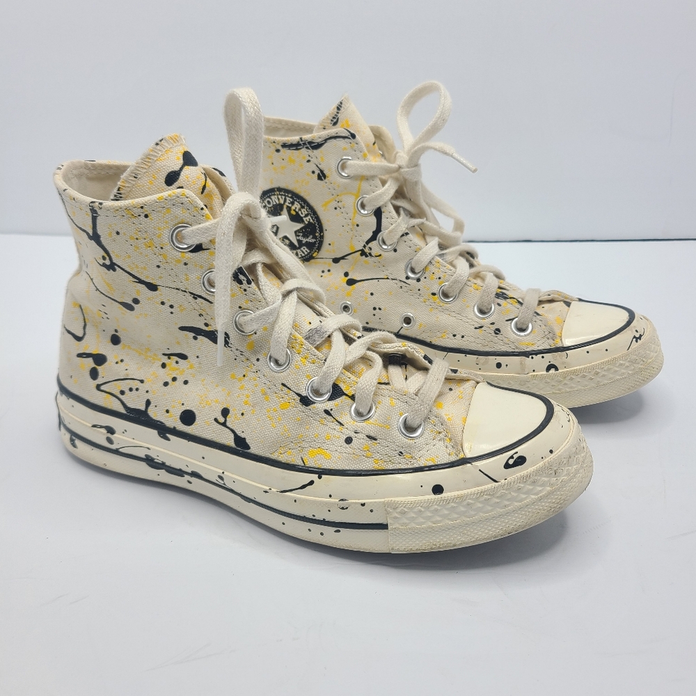 Converse Chuck 70 Paint Splatter Hi Top Sneakers Unisex 5M‎ 7W